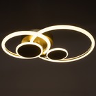 Люстра 1810/4 LED 105 Вт шампанское золото 60×10×10 см BayerLux - фото 49416350