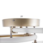 Люстра 1810/4 LED 105 Вт шампанское золото 60×10×10 см BayerLux - фото 49416351