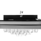 Люстра с ПДУ 1983/2 LED 130 Вт 3000-6000К черный 45×45×18 см BayerLux - фото 35367897