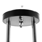 Люстра 2002/2 E27 60Вт черный+хром 44х26х25 см BayerLux - фото 21493471