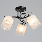 Люстра 2004/3 E27 60Вт черный+хром 45х45х25 см BayerLux - фото 21839110