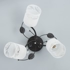 Люстра 2004/3 E27 60Вт черный+хром 45х45х25 см BayerLux - фото 21839113