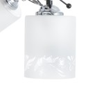 Люстра 2004/3 E27 60Вт черный+хром 45х45х25 см BayerLux - фото 21839114