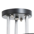 Люстра 2004/3 E27 60Вт черный+хром 45х45х25 см BayerLux - фото 21839117