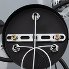 Люстра 2004/3 E27 60Вт черный+хром 45х45х25 см BayerLux - фото 21839118