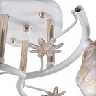 Люстра 2008/3 E27 60Вт белый+золото 45х45х25 см BayerLux - фото 21493485