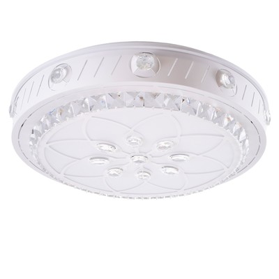 Люстра с ПДУ 1232/1 LED 95 Вт 3000-6000К белый 50×50×9 см BayerLux