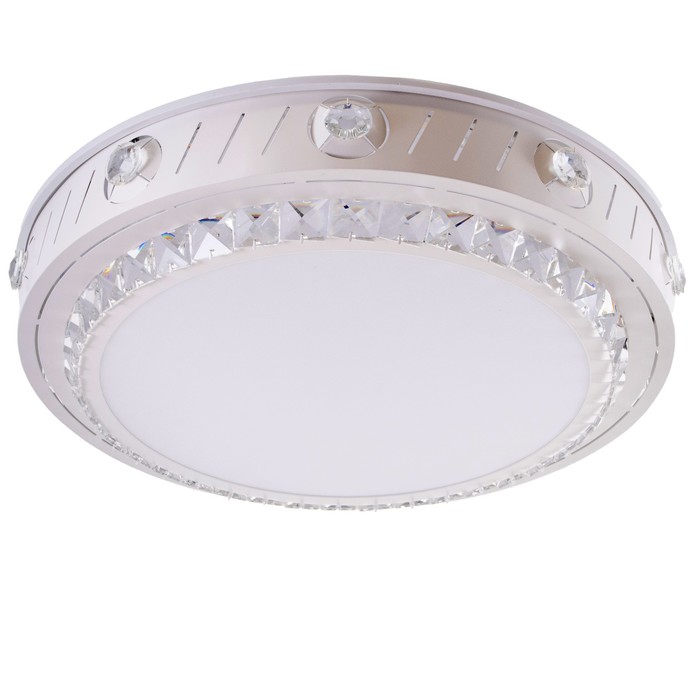 Люстра с ПДУ 1233/1 LED 95Вт 3000-6000К белый 50х50х9 см BayerLux