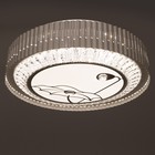 Люстра с ПДУ 1235/1 LED 95 Вт 3000-6000К белый 50×50×9 см BayerLux - фото 3772536