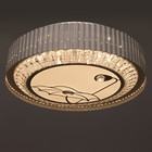 Люстра с ПДУ 1235/1 LED 95 Вт 3000-6000К белый 50×50×9 см BayerLux - фото 3772538