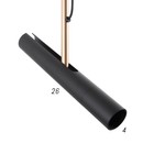 Светильник 1572/1BK, LED 7 Вт, 4000К, чёрный/золотой - фото 59334880