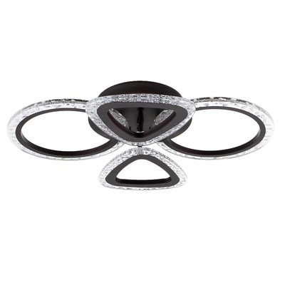 Люстра с ПДУ 1827/4CF LED 80 Вт 3000-6000К диммер кофе 54×41×10 см BayerLux