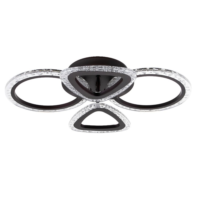 Люстра с ПДУ 1827/4CF LED 80 Вт 3000-6000К диммер кофе 54×41×10 см BayerLux