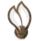 Бра 1830/1GD LED 24 Вт 4000К хромированное золото 17×7.5×28 см - фото 3772740