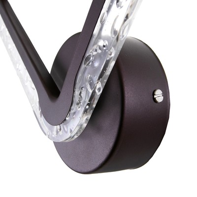 Бра 1834/1CF LED 24 Вт 4000К кофе 32.5×5.5×33 см