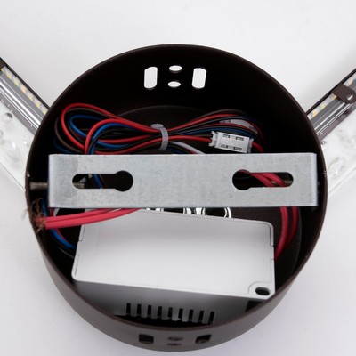 Бра 1834/1CF LED 24 Вт 4000К кофе 32.5×5.5×33 см