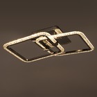 Люстра с ПДУ 1834/2SL LED 80Вт 3000-6000К диммер серебро 50х42х9 см BayerLux - фото 42618223