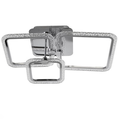 Люстра с ПДУ 1834/3SL LED 96 Вт 3000-6000К диммер серебро 45.5×58×14 см BayerLux