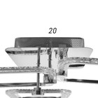 Люстра с ПДУ 1834/3SL LED 96 Вт 3000-6000К диммер серебро 45.5×58×14 см BayerLux - Фото 7