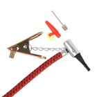 Насос ножной Cartage с манометром, 2 цилиндра, усиленный - Фото 4