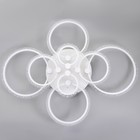 Люстра с ПДУ 1833/8WT LED 228Вт 3000-6000К диммер белый 95х58х15 см BayerLux - фото 42247476