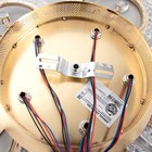 Люстра с ПДУ 1840/5GD LED 80 Вт 3000-6000К диммер хромированное золото 51×51×8 см BayerLux - фото 3772997