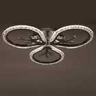 Люстра с ПДУ 1840/3SL LED 72 Вт 3000-6000К диммер серебро 56.5×56×7.5 см BayerLux - фото 5032932