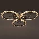 Люстра с ПДУ 1840/3SL LED 72 Вт 3000-6000К диммер серебро 56.5×56×7.5 см BayerLux - фото 5032934