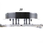 Люстра с ПДУ 1840/3SL LED 72 Вт 3000-6000К диммер серебро 56.5×56×7.5 см BayerLux - фото 5032935