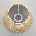 Абажур E14 золото 15х15х13 см - Фото 2