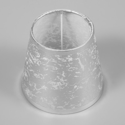 Абажур BayerLux, E27, серебро, 15×15×13 см