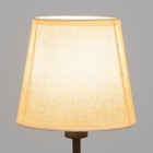 Абажур E14 песочный  15х15х13 см - фото 24658326