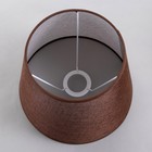 Абажур E27, кофе, 25×25×19 см - Фото 2