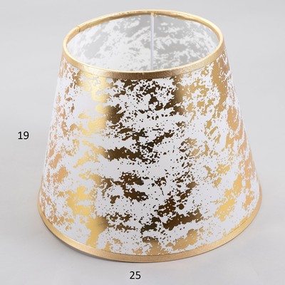 Абажур E27, золото, 25×25×19 см
