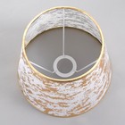 Абажур E27 золото 25х25х19 см - фото 26855686