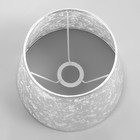 Абажур E27 серебро 25х25х19 см - Фото 2