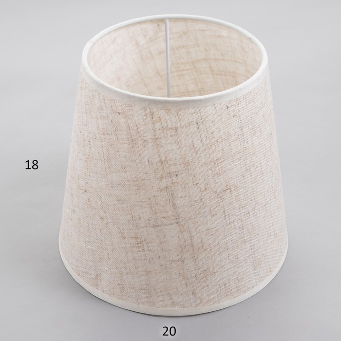 Абажур E27, белый, 20×20×18 см - Фото 1