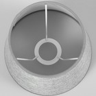 Абажур E27 серый 20х20х18 см - фото 26855690