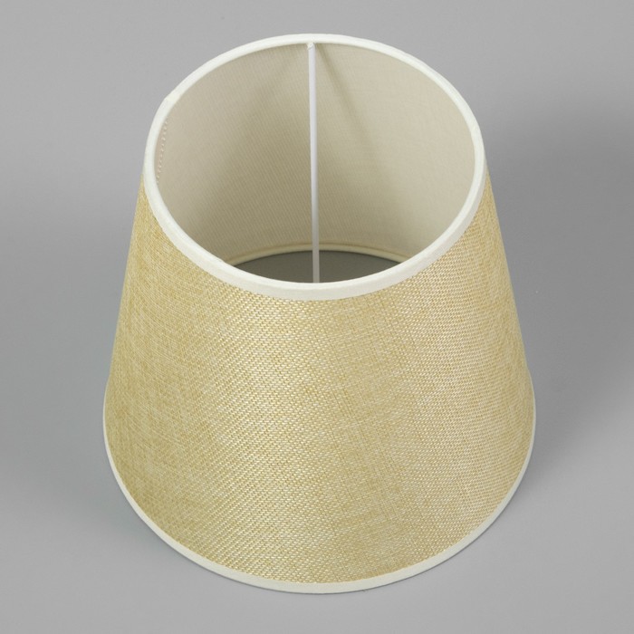 Абажур E27, песочный, 20×20×18 см - Фото 1