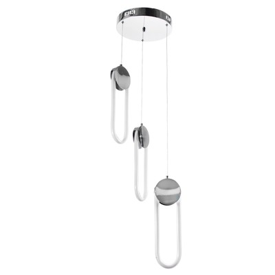 Светильник BayerLux 1793/3 LED 72Вт 4000К хром 35х35х35-135см