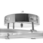 Люстра 1801/2 LED 60 Вт 4000К хром 48×48×10 см BayerLux - Фото 5