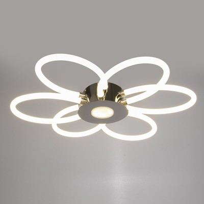 Люстра 1802/6 LED 123 Вт 4000К хром 68×68×10 см BayerLux