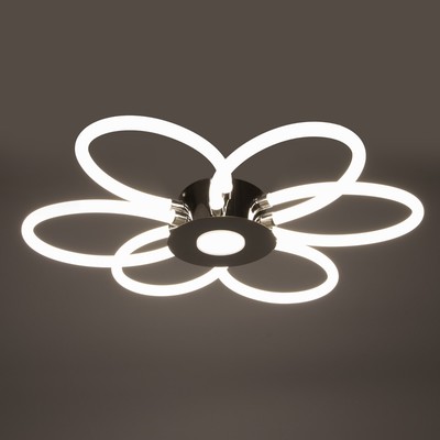 Люстра 1802/6 LED 123 Вт 4000К хром 68×68×10 см BayerLux