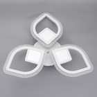 Люстра с ПДУ 1966/3 LED 66Вт 3000-6000К диммер белый 60х60х6 см BayerLux - фото 41815462