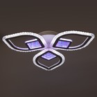 Люстра с ПДУ 1966/3 LED 66Вт 3000-6000К диммер белый 60х60х6 см BayerLux - фото 41815455