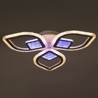 Люстра с ПДУ 1966/3 LED 66Вт 3000-6000К диммер белый 60х60х6 см BayerLux - фото 41815456