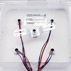 Люстра с ПДУ 1969/4 LED 104Вт 3000-6000К диммер белый 37х37х6 см - фото 24397720