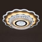 Люстра с ПДУ 1993/1 LED 130 Вт 3000-6000К диммер белый 50×50×8 см BayerLux - фото 35303322