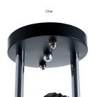 Люстра 2005/2 E27 60Вт черный+хром 44х26х25 см BayerLux - фото 21493613