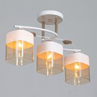 Люстра 2009/3 E27 60Вт белый+золото 47х15х25 см BayerLux - фото 22468535